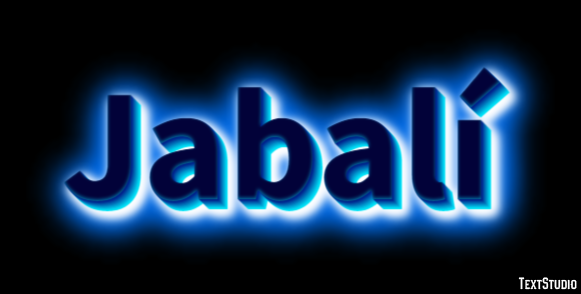 Jabalí Tekst effect