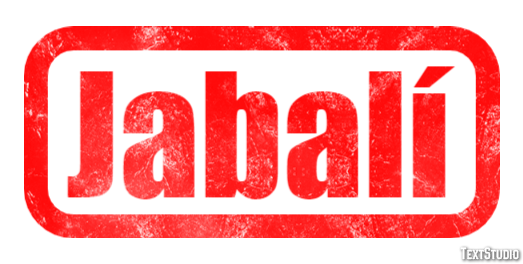 Jabalí Tekst effect