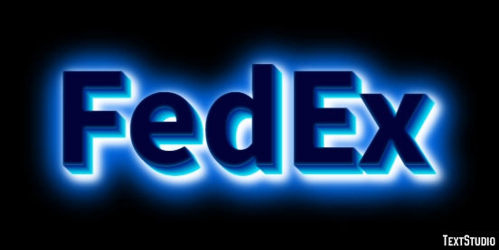 FedEx Tekst Effect