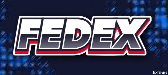 FedEx Texteffekt