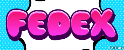 FedEx Text effect