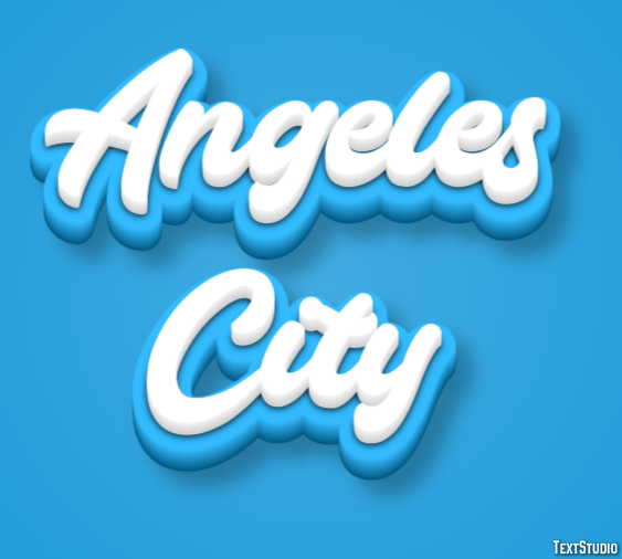 Angeles City Effetto testo
