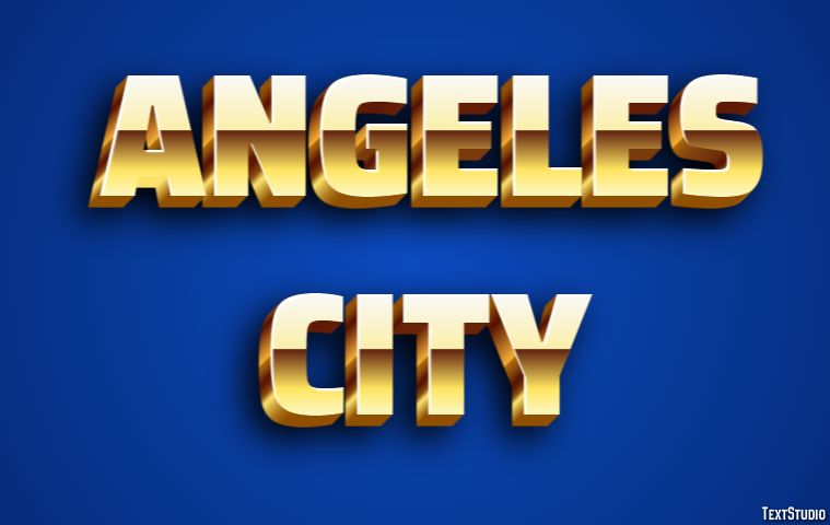 Angeles City Effetto testo