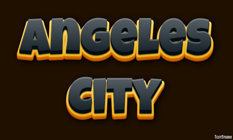 Angeles City Effetto testo