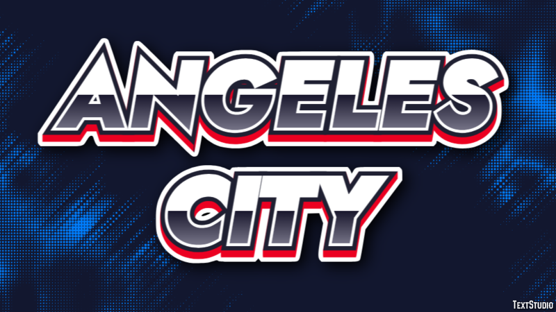 Angeles City Effetto testo