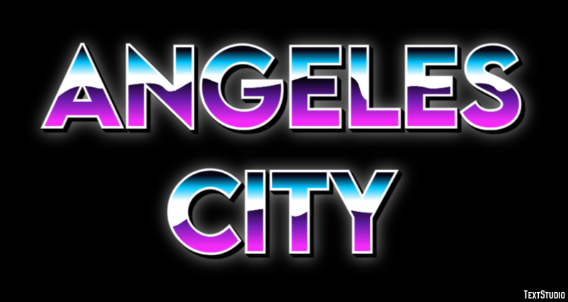 Angeles City Effetto testo