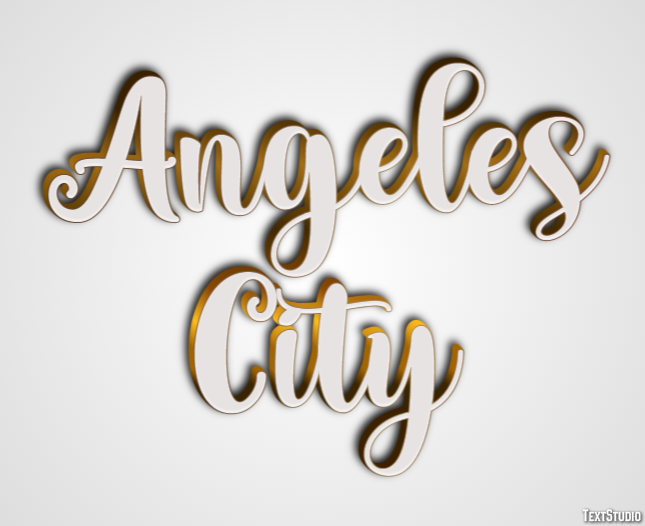 Angeles City Effetto testo