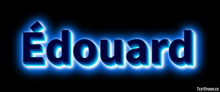 Édouard Text Effect