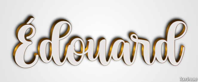Édouard Text Effect