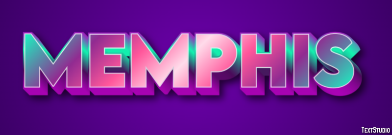 Memphis Efekt tekstowy