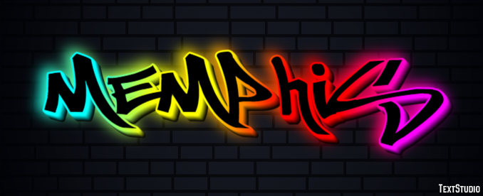Memphis Efekt tekstowy