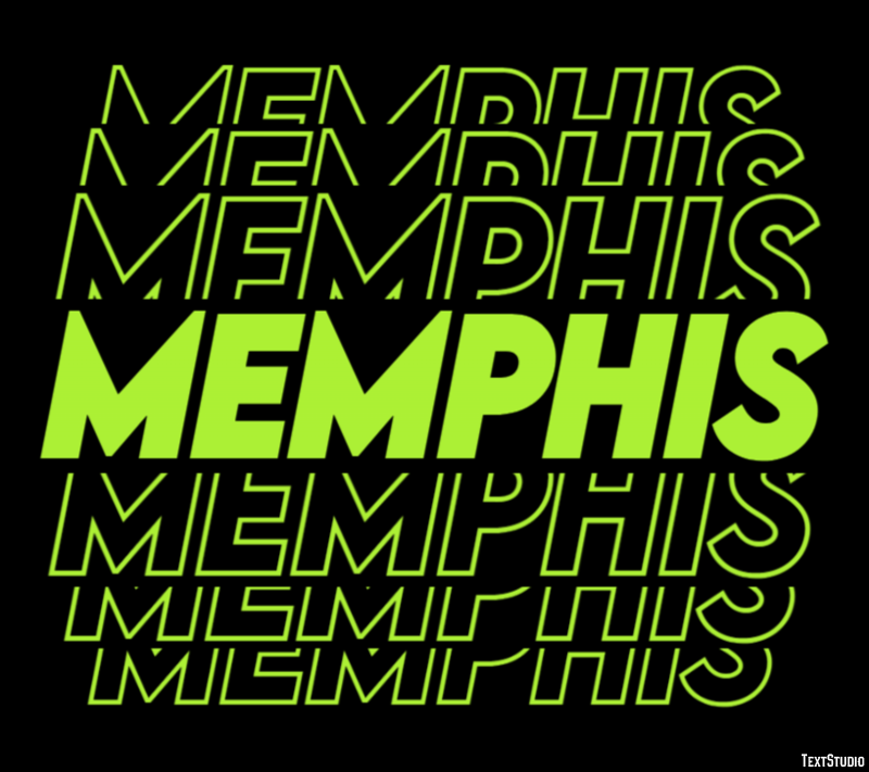 Memphis Efekt tekstowy