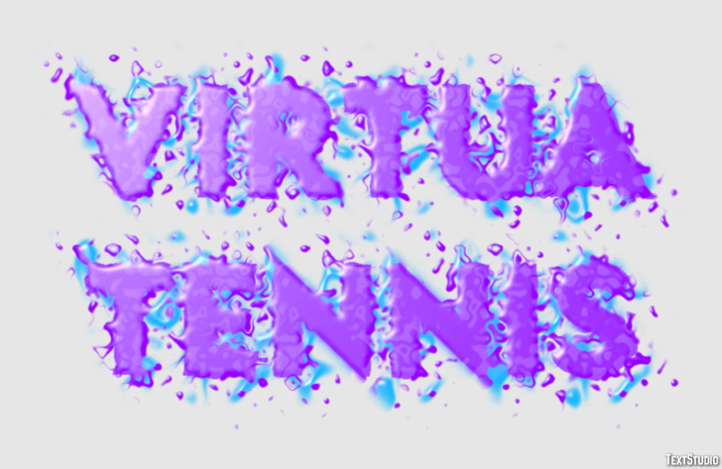 Virtua Tennis Effet de Texte