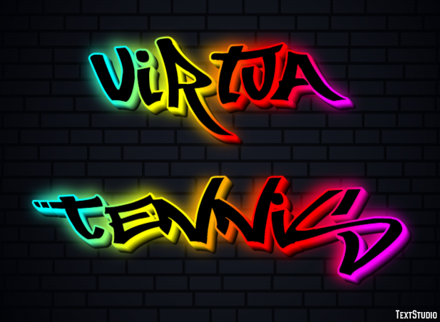 Virtua Tennis Efeito de texto