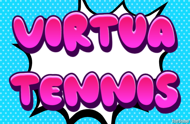 Virtua Tennis Efecto de Texto
