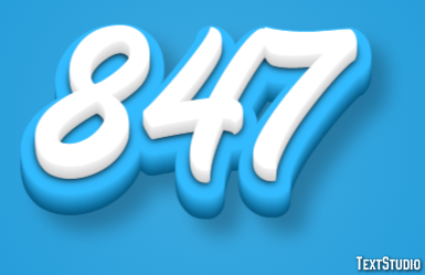847 Text Effect