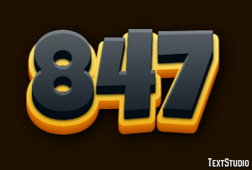 847 Text Effect