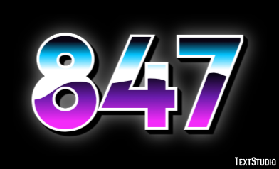 847 Text Effect