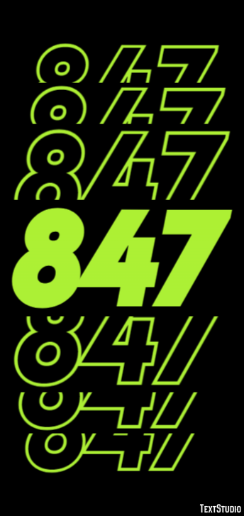847 Text Effect