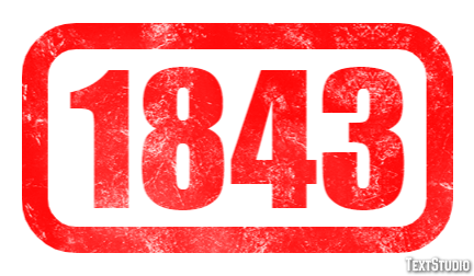 1843 Efeito de texto