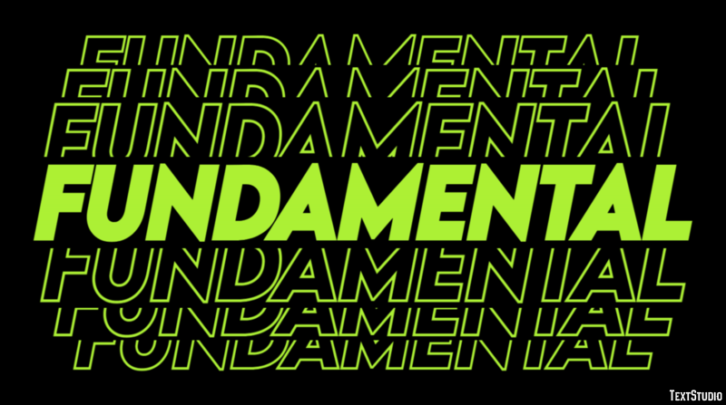 Fundamental Text Effect