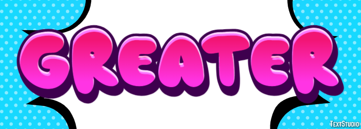 Greater Efecto de Texto