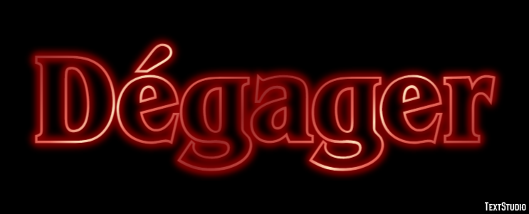 Dégager Effet de Texte
