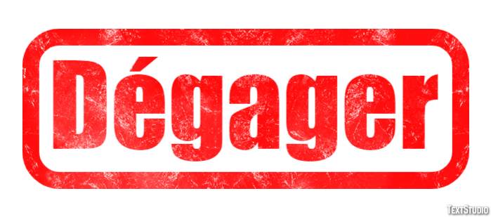 Dégager Effet de Texte