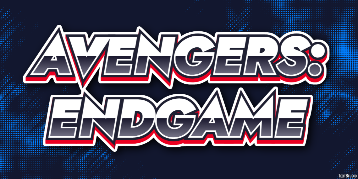 Avengers: Endgame Efekt tekstowy