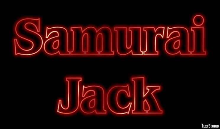 Samurai Jack Text effect