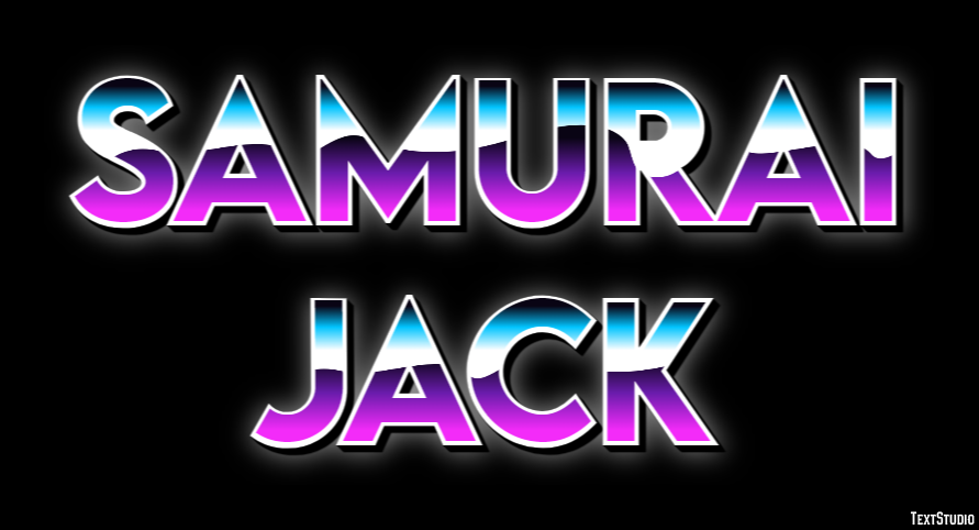 Samurai Jack Efekt tekstowy