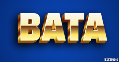 Bata Texteffekt