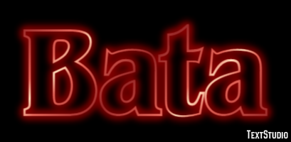 Bata Efekt tekstowy