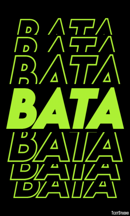 Bata Efekt tekstowy