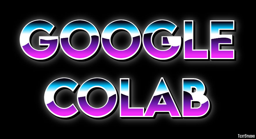Google Colab Effetto testo