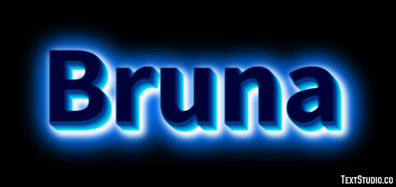 Bruna Efeito De Texto E Desenho De Logotipo Nome Bruna Efeito De Texto E Desenho De Logotipo Nome