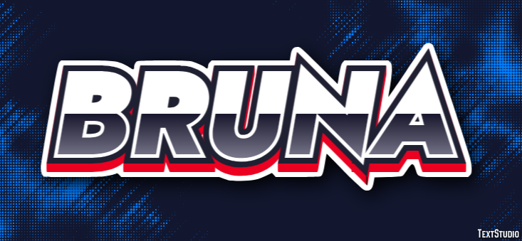 Bruna Efeito De Texto E Desenho De Logotipo Nome Bruna Efeito De Texto E Desenho De Logotipo Nome