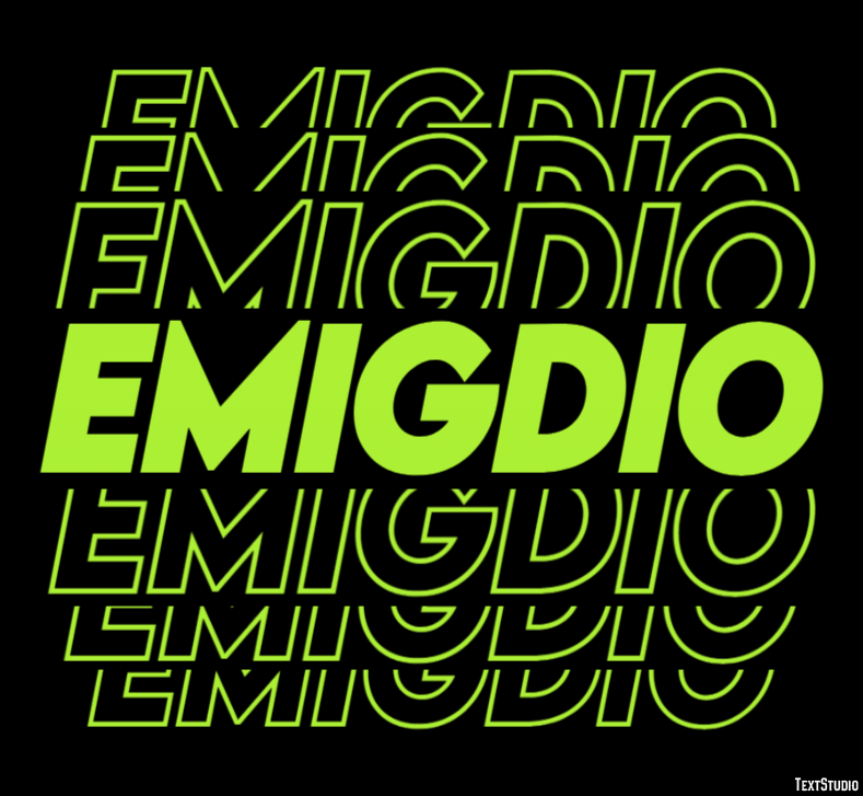 Emigdio Tekst Effect