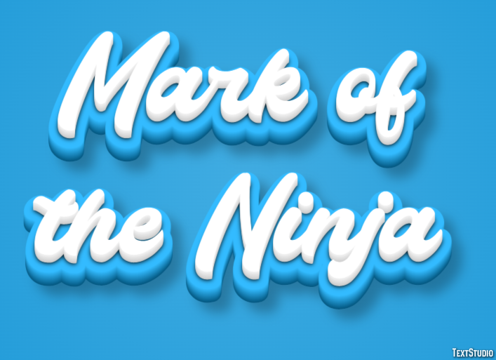 Mark of the Ninja Effetto testo