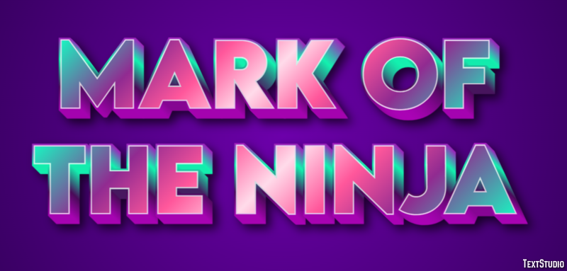 Mark of the Ninja Effetto testo