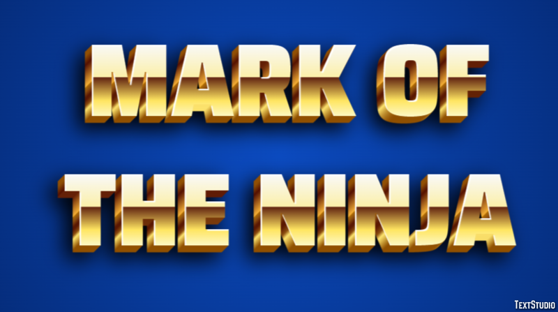 Mark of the Ninja Effetto testo