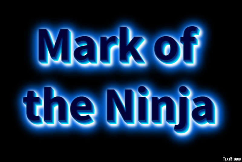 Mark of the Ninja Effetto testo