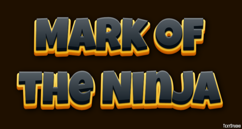 Mark of the Ninja Effetto testo