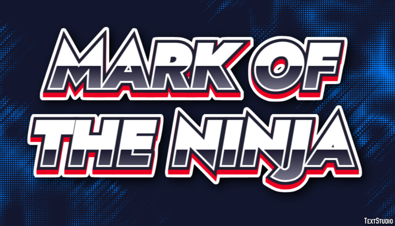 Mark of the Ninja Effetto testo