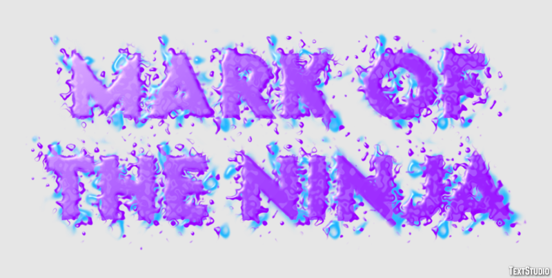 Mark of the Ninja Effetto testo