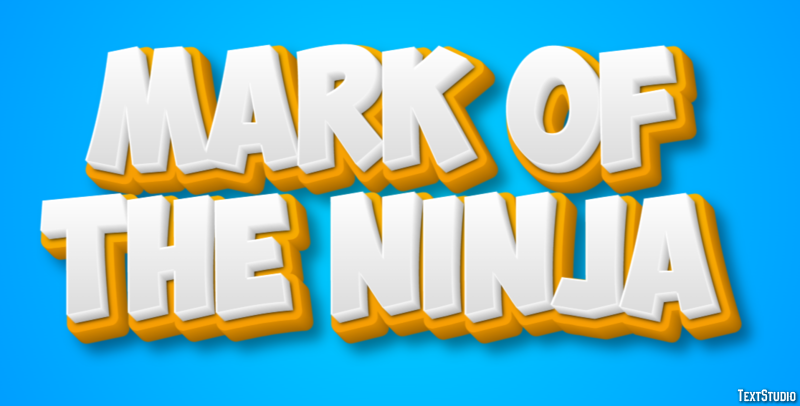 Mark of the Ninja Effetto testo