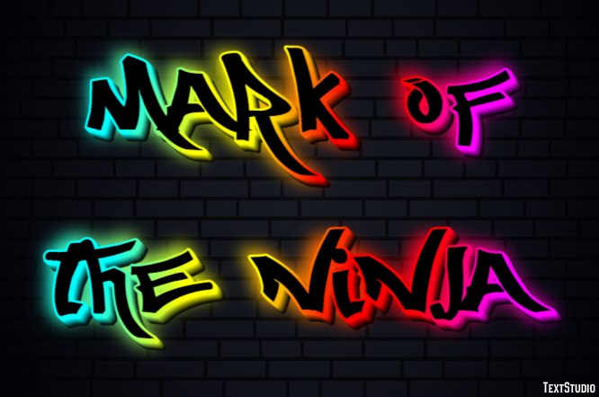Mark of the Ninja Effetto testo