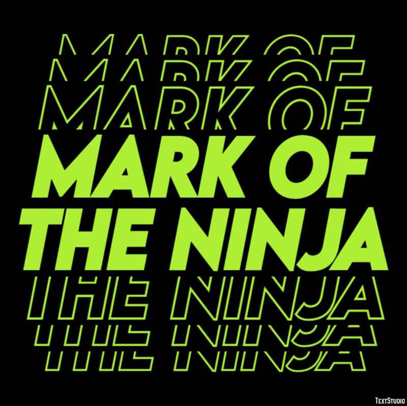 Mark of the Ninja Effetto testo