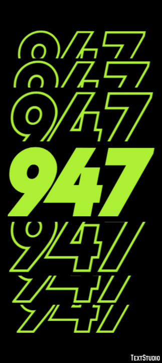 947 Text Effect