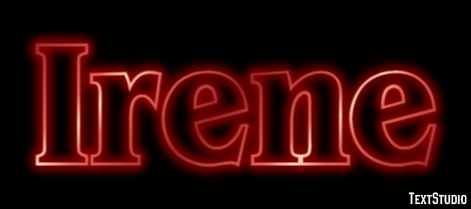 Irene Effet de texte